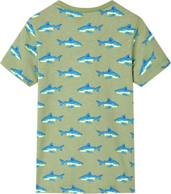 Produktbild von vidaXL Kinder-T-Shirt Helles Khaki 104