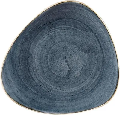 Image de Assiettes triangulaires Churchill Stonecast, Myrtille, 229 mm (12 pièces)