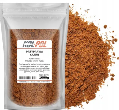 Zdjęcie produktu dla PRZYPRAWA CAJUN 1kg Pikantna Aromatyczna mieszanka ziół do grilla Kol-Pol