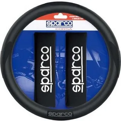 Produktbild von SPARCO Pack umfasst Lenkrad + 2 Scheiden - Schwarz