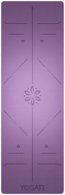 Produktbild von Umweltfreundliche Yogamatte aus TPE – Rutschfeste, dicke Yogamatte mit Ausrichtungslinien – ideal für Yoga, Pilates, Training, Fitnessstudio und Fitness