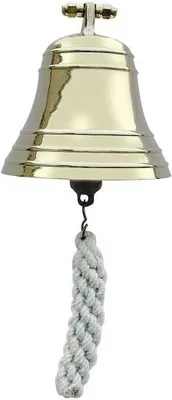 Produktbild von Schiffsglocke 12,5cm Messing Wandglocke Glocke
