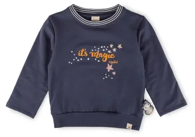Immagine prodotto di Sigikid, felpa per bambine, modello Mini Magic OWL, colore blu scuro, taglia 128