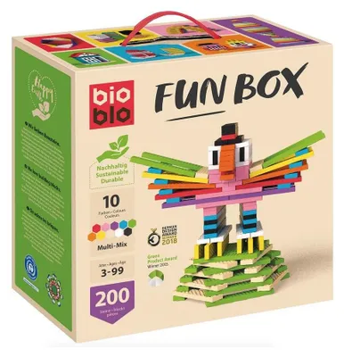 Produktbild von Bioblo 64024 FUN BOX Multi Mix mit 200 Bausteinen