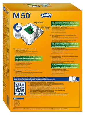 Produktbild von Swirl M50 Staubsaugerbeutel 8 Beutel