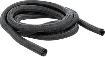 Produktbild von DeLOCK Geflechtschlauch selbstschließend 10 m x 13 mm schwarz, Geflochtener Schlauch, Polyester, Schwarz, 1 Stück(e)