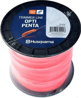 Zdjęcie produktu dla Żyłka do podkaszarki Husqvarna Opti-Penta 2,4 mm /240 m, żyłka do koszenia, żyłka do podkaszarki do trawy
