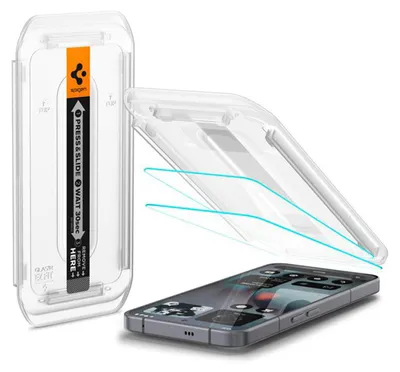 Produktbild von Spigen GLAS.tR EZ Fit, Nothing, Phone (3), Staubresistent, Kratzresistent, Transparent, 2 Stück(e)