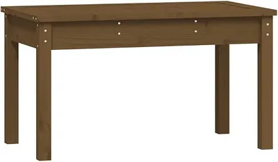 Imagen del producto de Banco de jardín, 80x44x45 cm, pino macizo, color miel