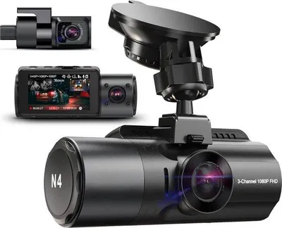 Produktbild von 4K-Autokamera mit GPS und Infrarot-Nachtvision
