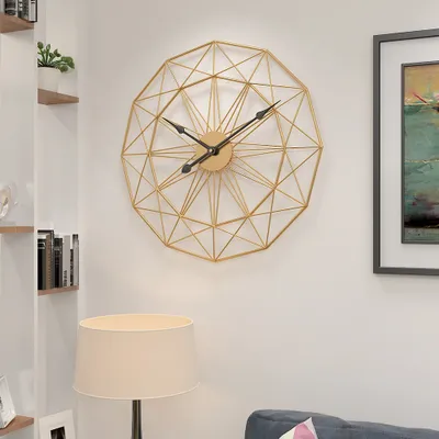 Obrázok produktu pre Dizajnové nástenné hodiny Orient Gold 50cm