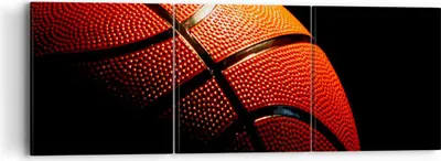Produktbild von Bild auf Leinwand - Leinwandbild - Basketball Spiel Sport - 90x30cm - Wand Bild - Wanddeko - Leinwanddruck - Bilder - Kunstdruck - Wanddekoration - Leinwand bilder - Wandkunst - CA90x30-2225