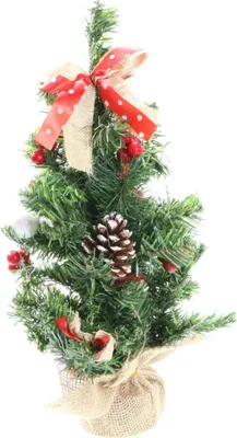 Produktbild von Künstlicher Weihnachtsbaum 40cm fertig geschmückt Deko Tannenbaum