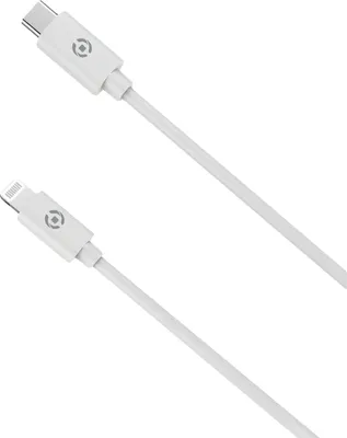 Produktbild von Celly USBLIGHTTYPECWH Mobiltelefonkabel Weiß 1 m USB C Lightning