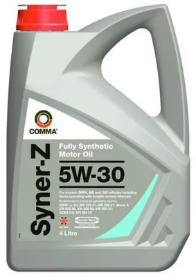 Produktbild von COMMA Syner-Z für 5W-30 4 Liter Motoröl Motorenöl Vollsynthetisch OV0401547-G30 OV0401547-D30 505 00 DEXOS 2 505 01 229.31 229.51 229.52 Longlife-04