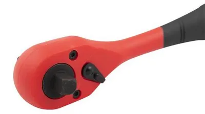 Image de Clé à cliquet RATEL à tête interchangeable, 72 dents, avec poignée ergonomique, pour embouts de 1/4, 3/8 et 1/2 pouce