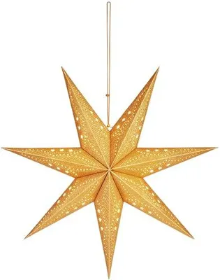 Produktbild von 3D Weihnachtsstern BRUBAKER LED Papierstern mit Timer zum Aufhängen