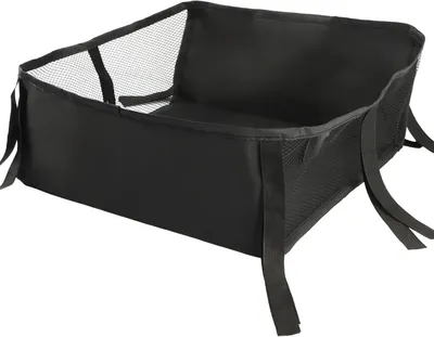Imagen del producto de Bolsa de almacenamiento para cochecitos, multifuncional, 35 x 38 cm, organizador para la parte inferior del cochecito