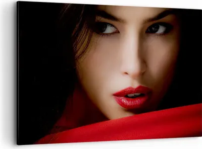 Produktbild von Bild auf Leinwand - Leinwandbild - Schönheit brünette eleganc mädchen - 120x80cm - Wand Bild - Wanddeko - Leinwanddruck - Bilder - Kunstdruck - Leinwand bilder - Wandkunst - AA120x80-2182
