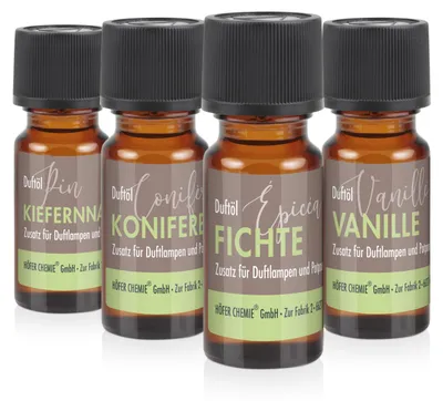 Produktbild von Duftöl-Set Nr. 4 mit 4 Duftnoten