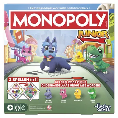 Obrázek produktu pro Monopoly Junior, 4 rok/roky, 20 min