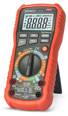 Produktbild von Digitalmultimeter - Induktivitätsmessung - Kapazitätsmessung - Temperaturmessung - NCV - 1000 V - 10 A - Hintergrundbeleuchtung [25314]