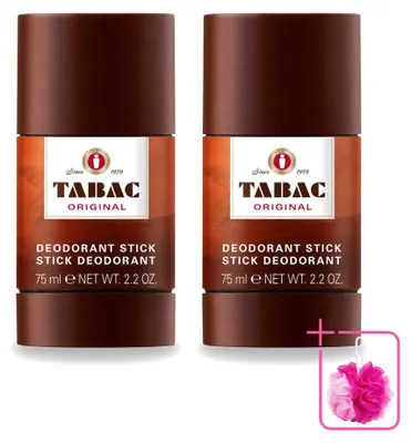 Imagen del producto de 2 barras desodorantes Tabac Original - 75 ml - Paquete ahorro - 2 unidades