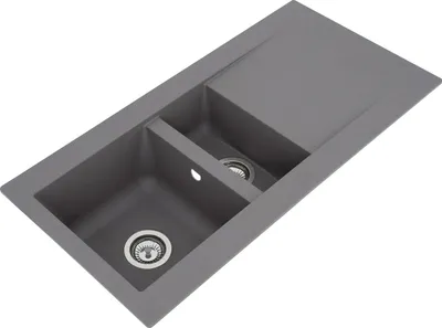 Produktbild von respekta Mineralite Einbauspüle 1,5 Becken Denver 100 x 50 cm 100 x 50 cm