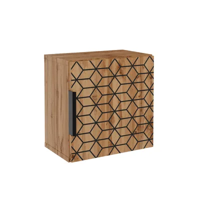 Zdjęcie produktu dla Koniec Szafka Łazienkowa Górna Qubik 30X30Cm Z 1 Drzwiami Do Przechowywania