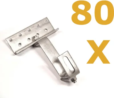 Produktbild von 80 x  Dachhaken 3-fach verstellbar