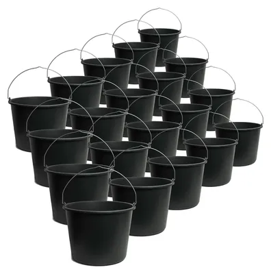 Produktbild von 20x Eimer 5 Liter mit Literskala Baueimer, Mörtelkübel, Putzeimer, Malereimer