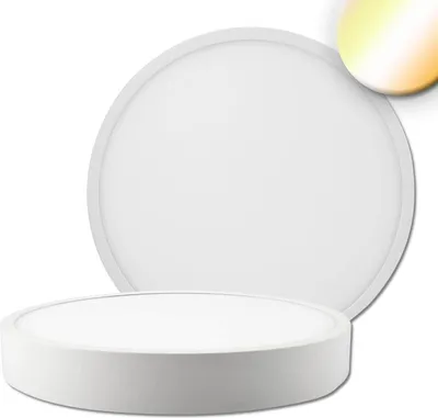 Produktbild von ISOLED LED Deckenleuchte PRO weiß, 30W, rund, 300mm, ColorSwitch 2700/3000/4000K, dimmbar