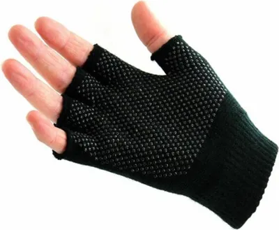 Immagine prodotto di Jumada's - Guanti senza dita - Grip/antiscivolo - Unisex - Nero - Taglia M/L