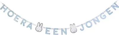 Produktbild von Ootje Kadootje Miffy Buchstabengirlande Jungen | Babyzimmer Dekoration