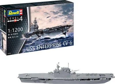 Produktbild von USS Enterprise CV-6 Revell Modellbausatz
