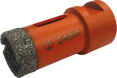 Produktbild von Ø24mm Diamantbohrkrone M14 Winkelschleifer Flex Fliesenbohrer Kernbohrkrone Trockenbohrkrone Fliesenbohrkrone BOHRFUX