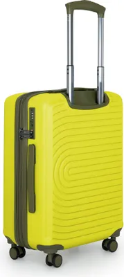 Image de Mitte - valise à main + étiquette de bagage numérique étiquette de valise, trolley de cabine extension XL bagage à bord Hardcase valise à main avion Carry-On 55 L,noir