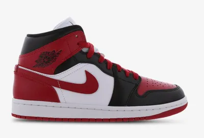 Produktbild von Nike Air Jordan 1 Mid "Gym Red Alternate Bred Toe" Rot, Größe: 44