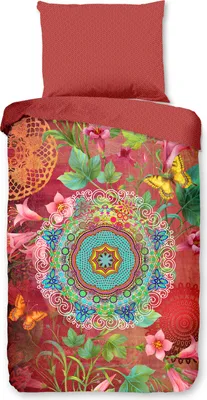 Produktbild von Hip Bettwäsche mit Mandalas -Novali - 140x200 cm-  100% Baumwolle / Satin