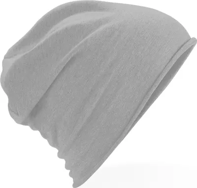 Produktbild von Beechfield Uni Jersey Beanie / Strickmütze RW4077 (Einheitsgröße) (Hellgrau)