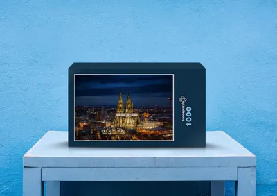Produktbild von hansepuzzle 66372 - Köln Puzzle, 1000 Teile, Orte, 60,0 x 46,0cm mit hochwertiger Aufbewahrung, Kartonbox und wiederverschließbarem Beutel