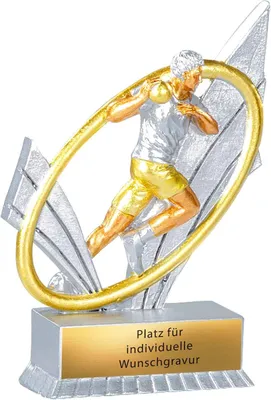 Produktbild von Handball Pokal mit Wunschgravur – Handballer Trophäe 12 cm