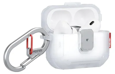 Obrázek produktu pro SKINARMA MECHA LE pouzdro pro AirPods Pro 3, Frosted clear