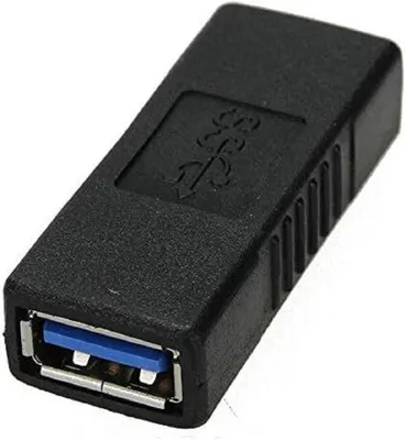 Imagen del producto de Conector USB 3.0 hembra - hembra, color negro