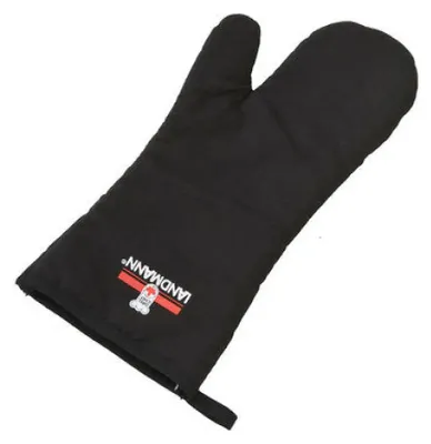 Produktbild von Landmann Grillhandschuh Schwarz Mit Lm-Logo