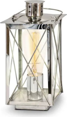 Produktbild von EGLO Tischleuchte Carlton1 60W E27 chrom 145x145x260mm, ohne Leuchtmittel
