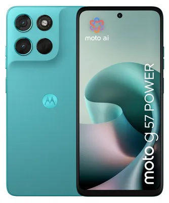 Immagine prodotto di Motorola moto g57 power 17,1 cm (6.72 pollici) Doppia SIM Android 16.0 5G USB tipo-C 12 GB 256 GB 7000 mAh Turchese