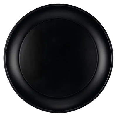 Immagine prodotto di Piatto di plastica per feste nero - Capodanno - 21 cm - 1 pz
