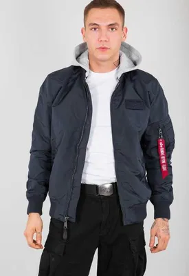Zdjęcie produktu dla ALPHA INDUSTRIES - MA-1 TT Hood kurtka bomberka z kapturem