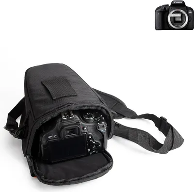 Produktbild von K-S-Trade Kameratasche Fototasche Schultertasche Umhängetasche kompatibel mit Canon EOS 800D Colt  für Systemkameras Schutzhülle bag Zubehörtasche
